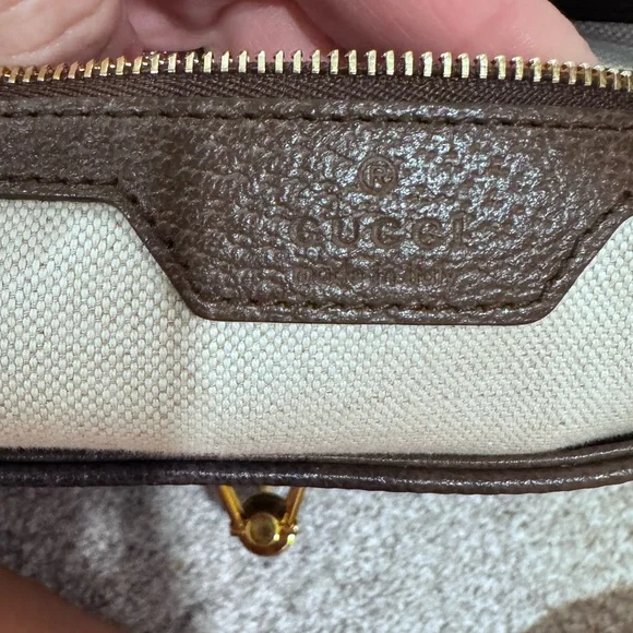 Gucci Geometric GG Supreme Canvas Jackie 1961 Small Studded Shoulder Bag - Picture 12 of 16